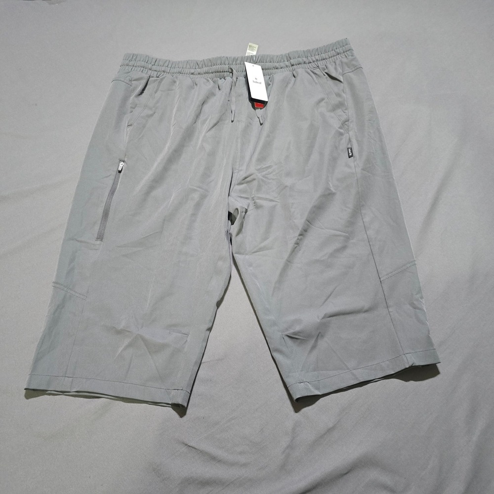 Baleaf Athletic Shorts Men 3XL Gray Water Resistant UPF 50+ Hiking Activewear